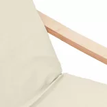 krémszínű szövet pihenőfotel