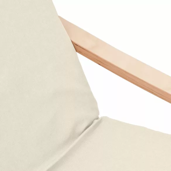 krémszínű szövet pihenőfotel