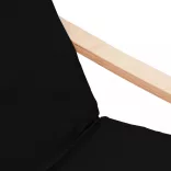 fekete szövet pihenőfotel