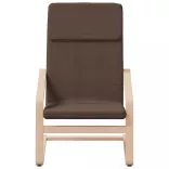 sötétbarna szövet pihenőfotel