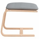 világosszürke szövet lábzsámoly 51 x 41 x 40 cm