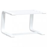 sötétszüke szövet lábzsámoly 51x41x40 cm