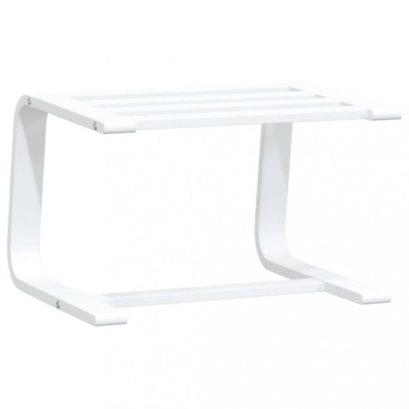 sötétszüke szövet lábzsámoly 51x41x40 cm