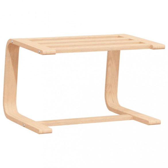 fekete szövet lábzsámoly 51x41x40 cm