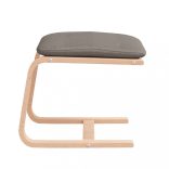 tópszínű szövet lábzsámoly 51x41x40 cm