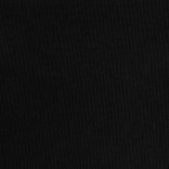 fekete szövet lábzsámoly 51x41x40 cm