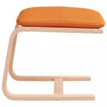 sötétsárga szövet lábzsámoly 51x41x40 cm