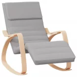 világosszürke szövet hintaszék