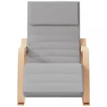 világosszürke szövet hintaszék