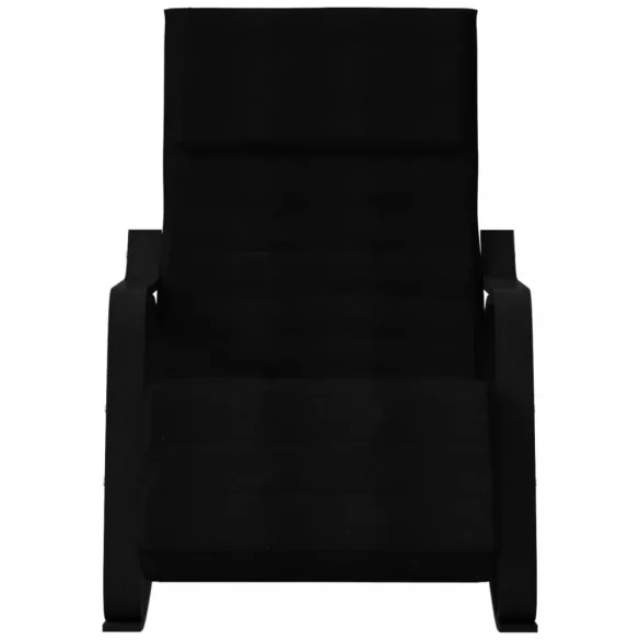 fekete szövet hintaszék