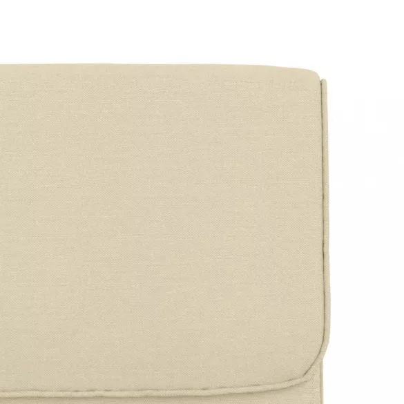 krémszínű szövet pihenőszék 55 x 64 x 80 cm