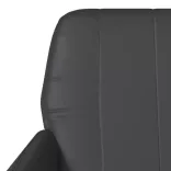 fekete műbőr fotel 61 x 78 x 80 cm