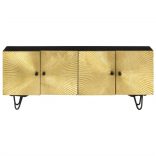 tömör mangófa TV-szekrény 110 x 30 x 45 cm