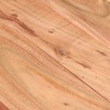 fekete tömör akácfa étkezőasztal 140 x 70 x 76 cm