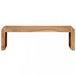 tömör akácfa TV-szekrény 110 x 33 x 33 cm