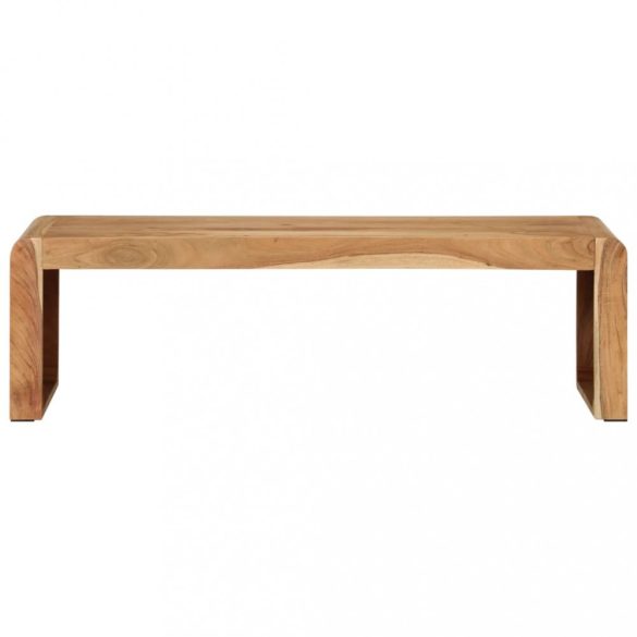 tömör akácfa TV-szekrény 110 x 33 x 33 cm