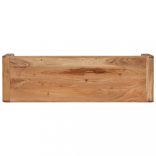 tömör akácfa TV-szekrény 110 x 33 x 33 cm