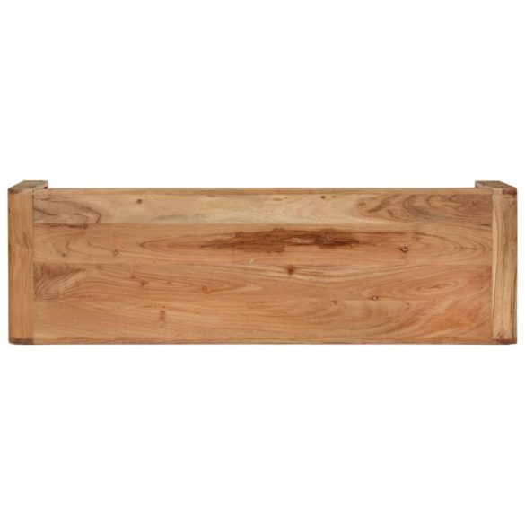 tömör akácfa TV-szekrény 110 x 33 x 33 cm