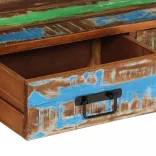 tömör újrahasznosított fa TV-szekrény 120 x 30 x 45 cm