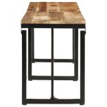 tömör mangófa pad 160 x 35 x 46 cm