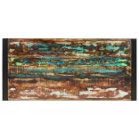 tömör újrahasznosított fa étkezőasztal 120 x 55 x 76 cm