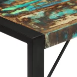 tömör újrahasznosított fa étkezőasztal 120 x 55 x 76 cm