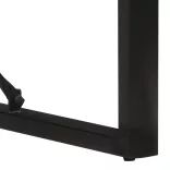 tömör újrahasznosított fa étkezőasztal 120 x 55 x 76 cm