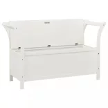 fehér tömör fenyőfa pad 107 x 45 x 75,5 cm