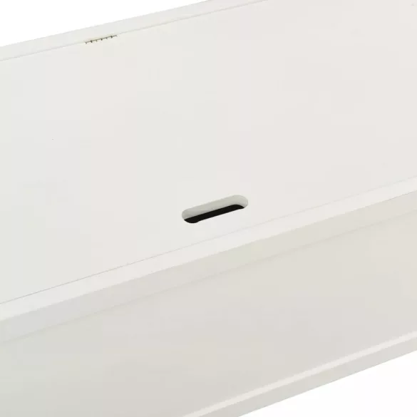 fehér tömör fenyőfa pad 107 x 45 x 75,5 cm