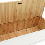 fehér tömör fenyőfa pad 107 x 45 x 75,5 cm