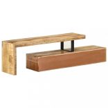 tömör mangófa TV-állvány (118-200) x 30 x 40 cm