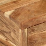 tömör akácfa TV-állvány (118-200) x 30 x 40 cm