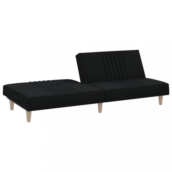 fekete szövet kanapéágy