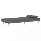 sötétszürke szövet kanapéágy