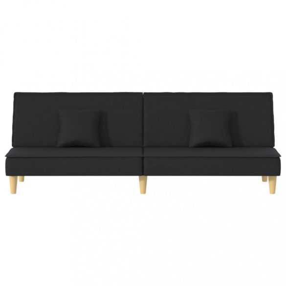 fekete szövet kanapéágy