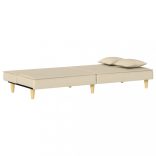 krémszínű szövet kanapéágy