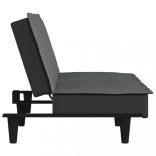 sötétszürke szövet kanapéágy