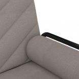 tópszínű szövet kanapéágy karfákkal