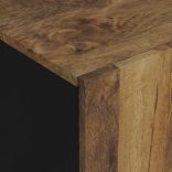 tömör mangófa és szerelt fa TV-szekrény 105 x 33,5 x 46 cm