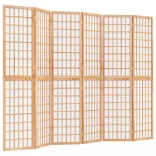 6-paneles japán stílusú összecsukható paraván 240 x 170 cm