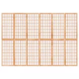 6-paneles japán stílusú összecsukható paraván 240 x 170 cm