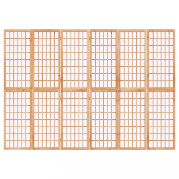 6-paneles japán stílusú összecsukható paraván 240 x 170 cm