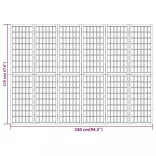6-paneles japán stílusú összecsukható paraván 240 x 170 cm