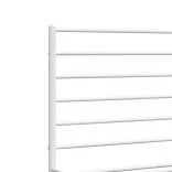 fehér fém ágykeret fejtámlával 160 x 200 cm