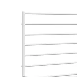 fehér fém ágykeret fejtámlával 180 x 200 cm