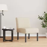 krémszínű szövet szék