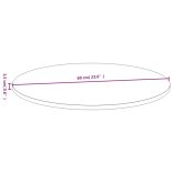 bambusz asztallap Ø60 x 1,5 cm