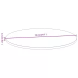 bambusz asztallap Ø70 x 1,5 cm