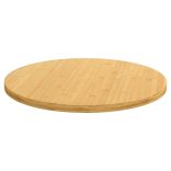 bambusz asztallap Ø80 x 2,5 cm