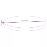 bambusz asztallap Ø80 x 4 cm